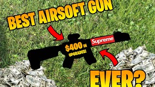 GampG CM16 SRXL quotSupreme Machinequot UPGRADED REVIEW 400 AIRSOFT REVIEW XXQuickscope56 [upl. by Kinghorn]