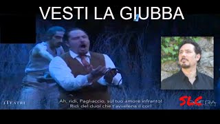 VESTI LA GIUBBA  Pagliacci  Ruggero Leoncavallo [upl. by Lenette]