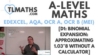 ALevel Maths D118 Binomial Expansion Approximating 1038 WITHOUT a calculator [upl. by Letta]