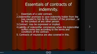 Indemnity amp Guarantee  Business Law [upl. by Arluene68]