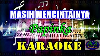 Papinka  Masih Mencintainya Karaoke  sxKN7000 [upl. by Naahs]