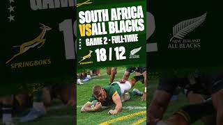 Springboks beat New Zealand 1812  Game 1 [upl. by Gehman884]