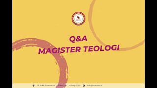 QnA seputar Magister Teologi STT SAAT [upl. by Marigold]