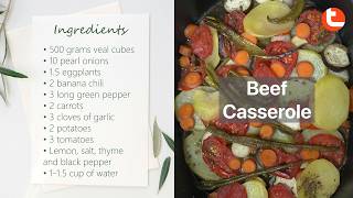 How to Make Beef Casserole in Oven [upl. by Aciemaj]