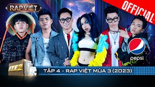 Rap Việt Mùa 3  Tập 4 Đại chiến nón vàng trở lại Liu Grace  Tez xuất trận  Rap Việt 2023 [upl. by Meaghan]