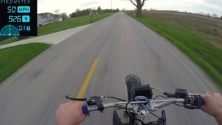 Chinese 150cc Dirt Bike Top Speed GPS Verified [upl. by Diarmit]