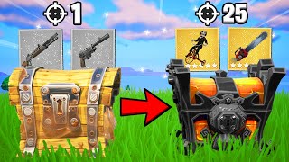 The CHEST UPGRADE Challenge in Fortnite [upl. by Aramoy993]