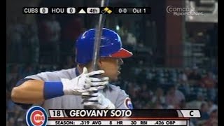 Chicago Cubs at Houston Astros 05192008 Geovany Soto Inside the Park Home Run [upl. by Nike]