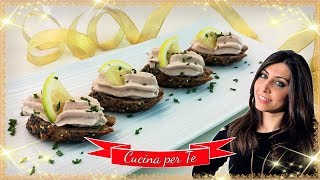 Crostini di Pane con Mousse di Tonno  Antipasti Veloci [upl. by Becker]