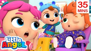 Hair and Make up Salon Play Pretend  Family Songs  Little Angel Kids Songs amp Nursery Rhymes [upl. by Copp]