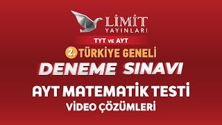 limit yayınları 20202021 AYT 8 denemesinin matematik çözümleri [upl. by Suhsoj383]