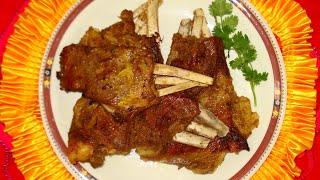 Mutton Tabak Maaz RecipeTabakkh MaazLamb Ribs RecipeFried Mutton RecipeKashmiri TabakmaazMutton [upl. by Washko]