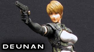 Play Arts Kai DEUNAN Appleseed Alpha Figure Review [upl. by Akimahc]