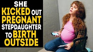 Stepmom kicked out pregnant stepdaughter to birth outside [upl. by Aslam749]