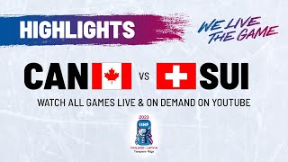 Highlights  Canada vs Switzerland  2023 IIHFWorlds [upl. by Anid]