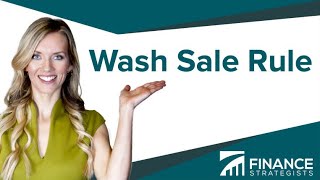 What Is the Wash Sale Rule  Finance Strategists  Your Online Finance Dictionary [upl. by Alberto]