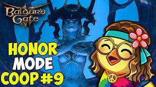 The Terrible Temple of Shar  Definitely NOT Dark Urge Debbie Session 9 Honor Mode COOP Playthrough [upl. by Atahs]