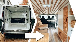 CAMPER CONVERSION in 12min 🚐🛠️ ENG SUBS  35 Days Build Time lapse  Opel VivaroTraffic Van [upl. by Uile]