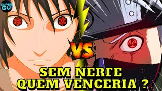 SASUKE VS KAKASHI QUEM VENCERIA  Naruto Shippuden [upl. by Eilyak]