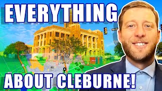 UNVEILING CLEBURNE TEXAS The Ultimate Cleburne Map Tour Experience  Granbury Texas Realtor [upl. by Esyak]