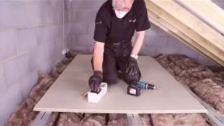 How to add an attic floor above attic insulation [upl. by Hobbie401]