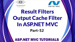 52  Result Filters  Output Cache Filter In ASPNET MVC  MVC Tutorials  ASPNET HindiUrdu [upl. by Hermes]