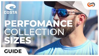 Costa Mens Sunglass Size Guide  Performance Collection  SportRx [upl. by Chapen]