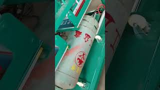 45KG LPG Cylinder Silk Printing machine 45KG LPG Cylinder Silk Printing Machine [upl. by Vudimir]