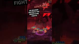 UR ESCANOR VS DEMON KING BATTLE INSANE RESULTS sevendeadlysins grandcross 5thaniversary [upl. by Nyluqcaj]