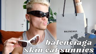 balenciaga skin cat sunglasses review [upl. by Apps]