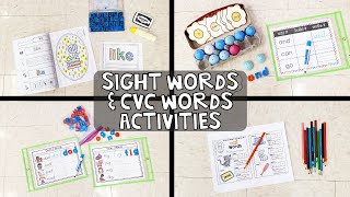 My favorite TPT resources for teaching sight words amp CVC words to my kinder students [upl. by Putnem]