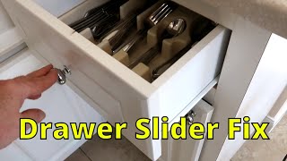 How to Repair a Drawer Slide [upl. by Xyla916]