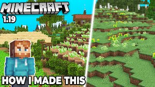 How I built a real WILD UPDATE Texturepack for Minecraft 119 [upl. by Preston]