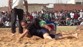 Kushti wrestling  Girls bout [upl. by Hauhsoj923]