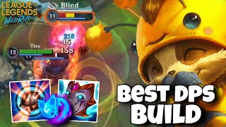 BEST BUILD FOR TEEMO TOTALLY BROKENN  Wild Rift [upl. by Sachi576]