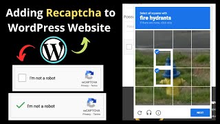 Adding I am not a Robot Google Recaptcha in WordPress Website  Simple amp Easy [upl. by Slaughter213]