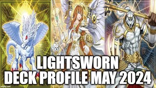 LIGHTSWORN 40 CARD DECK PROFILE MAY 2024 YUGIOH [upl. by Adis]