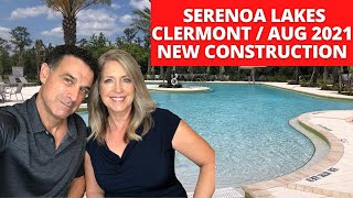 Clermont Fl  Serenoa Lakes August Update  New Construction  Disney World  Amenities [upl. by Drisko369]