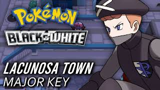 Lacunosa Town but it sounds happy major key  Pokémon Black  White [upl. by Rheinlander]