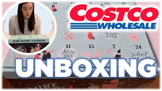 Costco Wine Advent Calendar 2021 UNBOXING [upl. by Yanel]