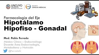 Farmacología del eje Hipotálamo  Hipófiso  Gonadal Dr Ferrada [upl. by Neyuq]