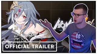 BADASS  Honkai Impact 3rd  Official v46 Unequaled Unrivaled Trailer REACTION Agent Reacts [upl. by Bronder]