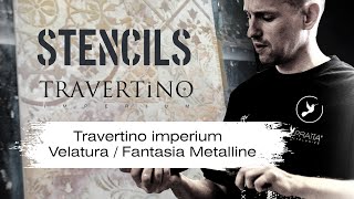 Travertino Imperium  Velatura  Fantasia Metalline by Pratta Exclusive [upl. by Azalea]