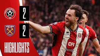 Ben Brereton Diaz 1st PL Goal 🇨🇱 Sheffield United 22 West Ham United  Premier League highlights [upl. by Luhe]