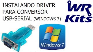 INSTALANDO DRIVER PARA CONVERSOR USBSERIAL WINDOWS 7 amp 8 [upl. by Alix]