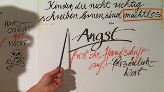 Die Angst vor der eigenen Handschrift [upl. by Tarazi30]