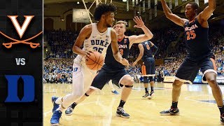 Virginia vs Duke College Basketball Condensed Game 2018 [upl. by Boeke]