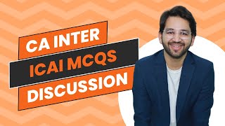 CA INTER LAW MCQ DISCUSSION AS PER ICAI BOS  MAY24 amp NOV24  ICAI  CA  CS  CMA [upl. by Niliram215]