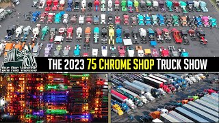 75 Chrome Shop Truck Show  2023 [upl. by Yreffej]