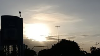 Florianópolis ao vivo no pôr do sol Indo até a Ponte Hercílio Luz [upl. by Etteoj]